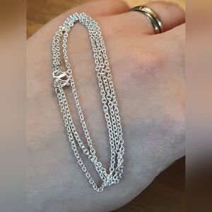 Elegant Sterling Silver Chain Necklace